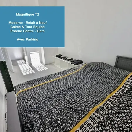 Apartment Magnifique T2 Refait A Neuf - Calme & Equipe Avec Parking *